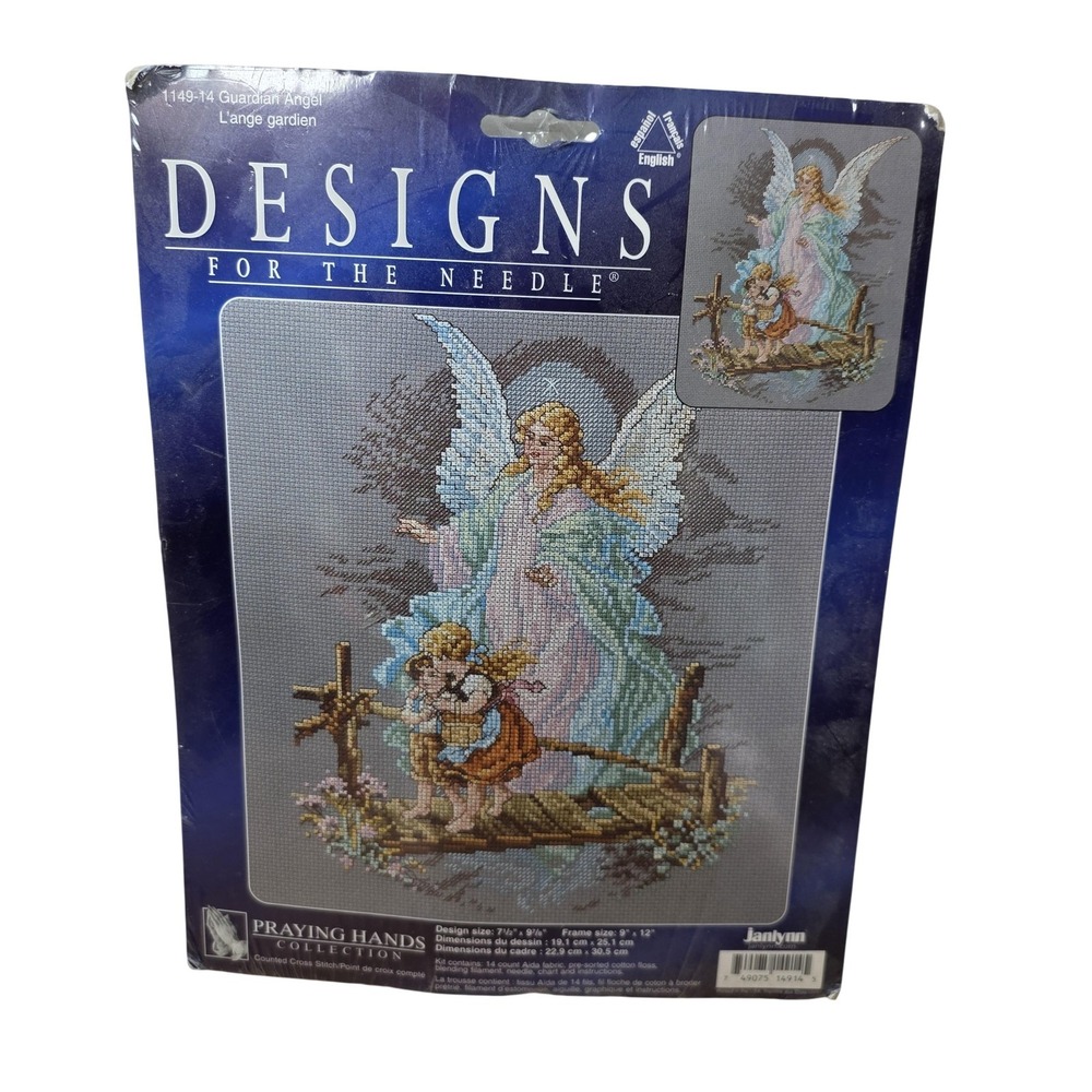 Designs For The Needle Guardian Angel Counted Cross‎ Stitch Kit 9x12 Praying